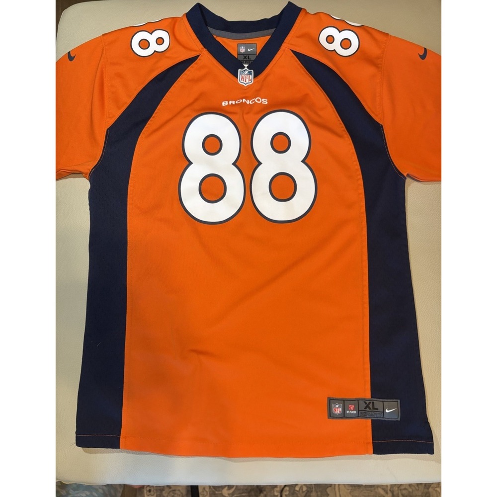 Denver Broncos Jersey Mens XL NFL Football Nike On Field Demaryius Thomas 88 EUC